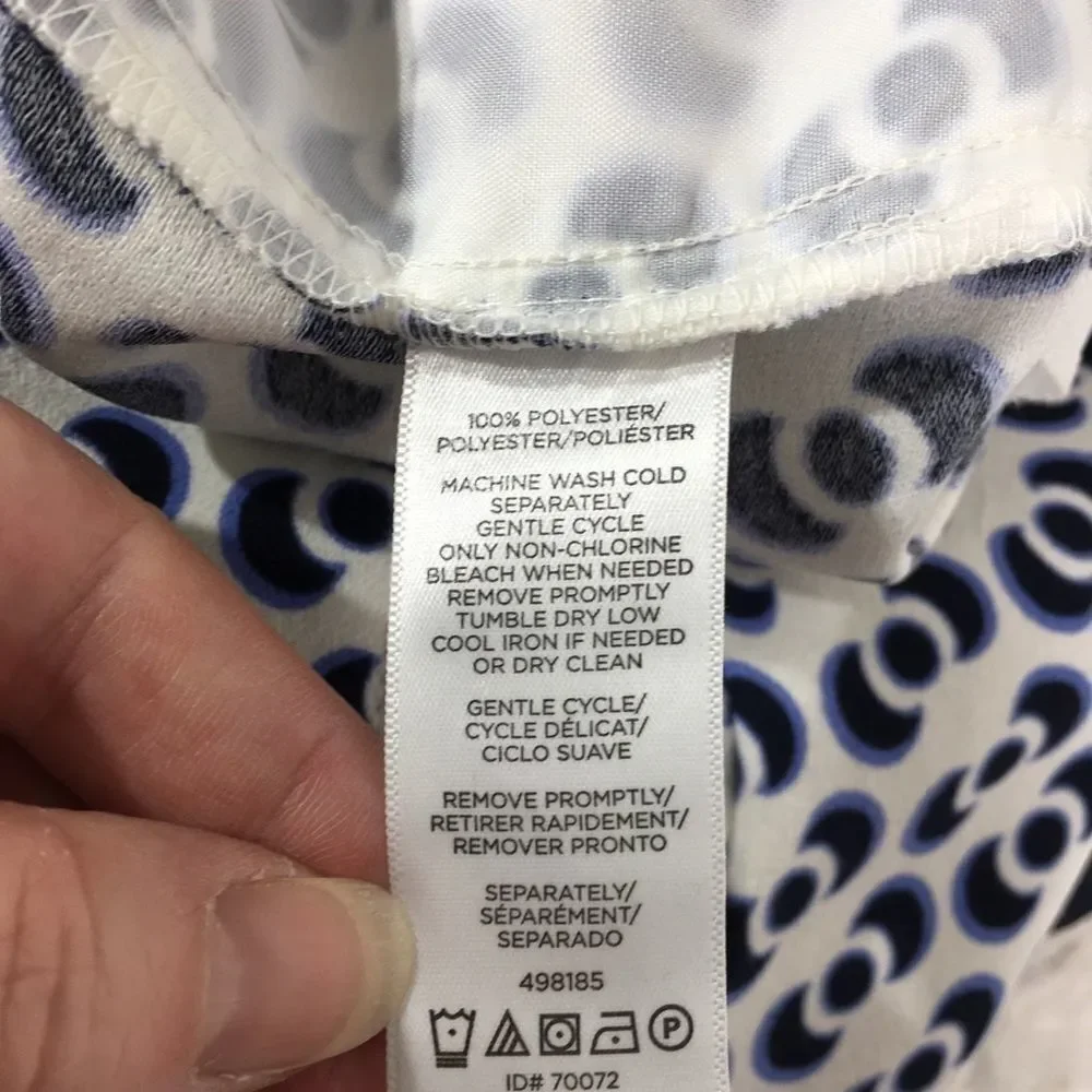 Ann Taylor Factory The Drapey Short sailor flat front printed shorts high waist